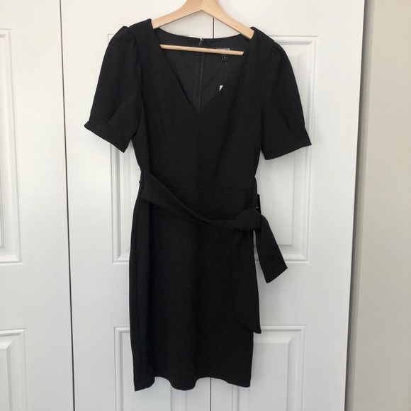 NWT Express Puff Sleeve Sheath Dress - Picture 4 of 4